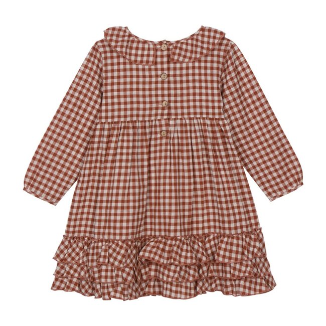 Greta Dress, Gingerbread - Dresses - 1