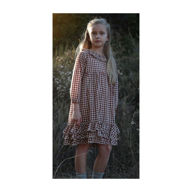 Greta Dress, Gingerbread - Dresses - 2
