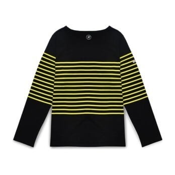 Women's Pablo, Black & Neon Yellow