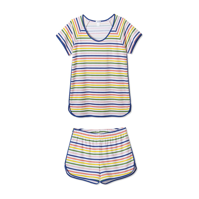 *Exclusive* Women's Shorts Set, Maisonette Stripe - Pajamas - 1