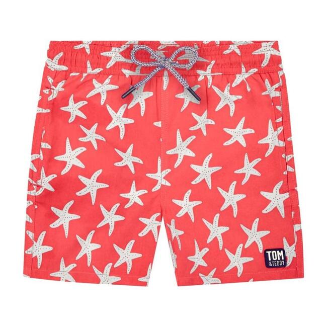 Starfish Swim Trunk, Rose & Blue