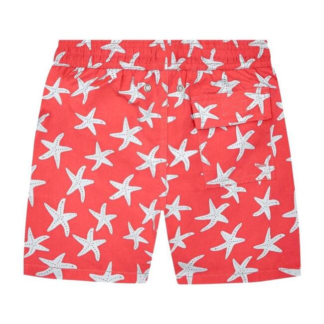 Starfish Swim Trunk, Rose & Blue
