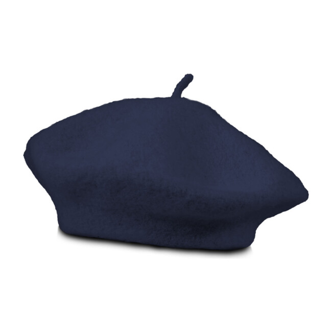Oui Oui Beret, Navy - Hats - 1