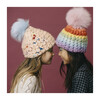 Beanie Stripe Hat, Pastel Rainbow - Hats - 2
