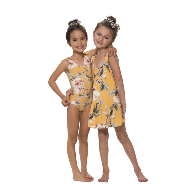Flower Flush Maggie Dress, Yellow