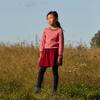 Nellie Flower Intarsia Sweater, Dusty Pink Multi - Sweaters - 2