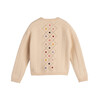Sally Dot Cardigan, Cream - Cardigans - 3