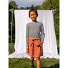 Harper Cord Bow Skirt, Dusty Pink Cord - Skirts - 5
