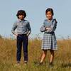 Alexandra Smocked Dress, Blue Check - Dresses - 2
