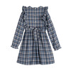 Alexandra Smocked Dress, Blue Check - Dresses - 3