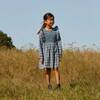 Alexandra Smocked Dress, Blue Check - Dresses - 5