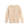 Serena Women's Dot Cardigan, Cream - Cardigans - 3