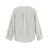 Finn Collarless Button Down, Sage Gingham - Shirts - 3