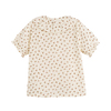 Lily Ruffle Collar Blouse, Pink Floral - Blouses - 3