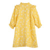 Cleo Dress, Sunshine Yellow Flower on Vine - Dresses - 3