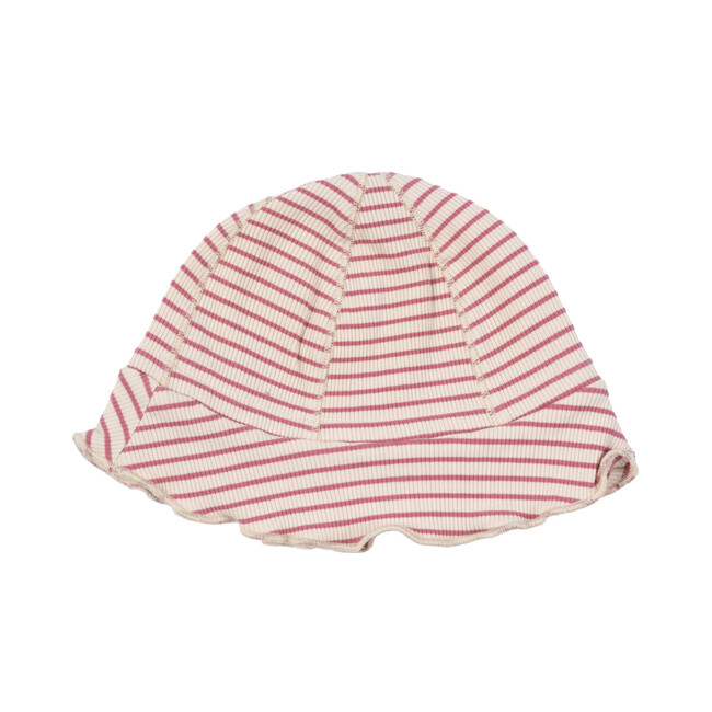 Novi Hat, Pink & Natural Stripe