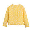 Esme Quilted Jacket, Sunshine Yellow Flower on Vine - Jackets - 3