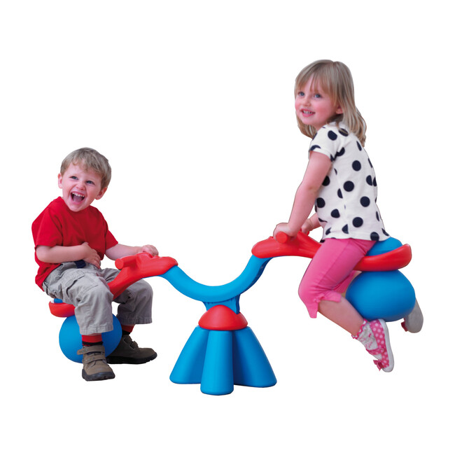 Spiro Bouncer Seesaw, Blue/Red