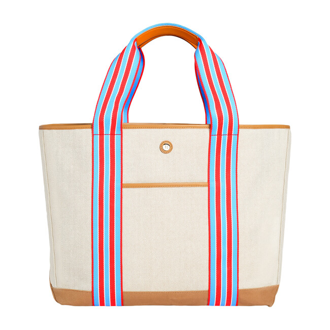 Monogrammable Cabana Tote, Paloma