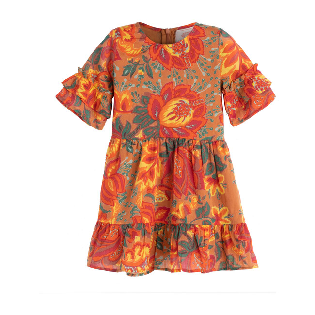 Chota Faith Dress, Meadow Sweet Caramel - Dresses - 1