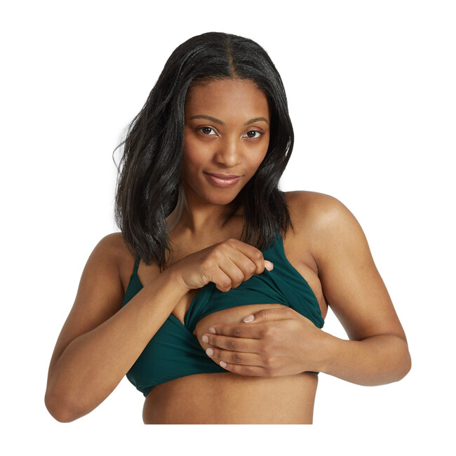 Jojo Breastfeeding Bikini Top, Fern
