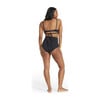 Coco High Waist w/ Power Mesh, Black - Two Pieces - 3