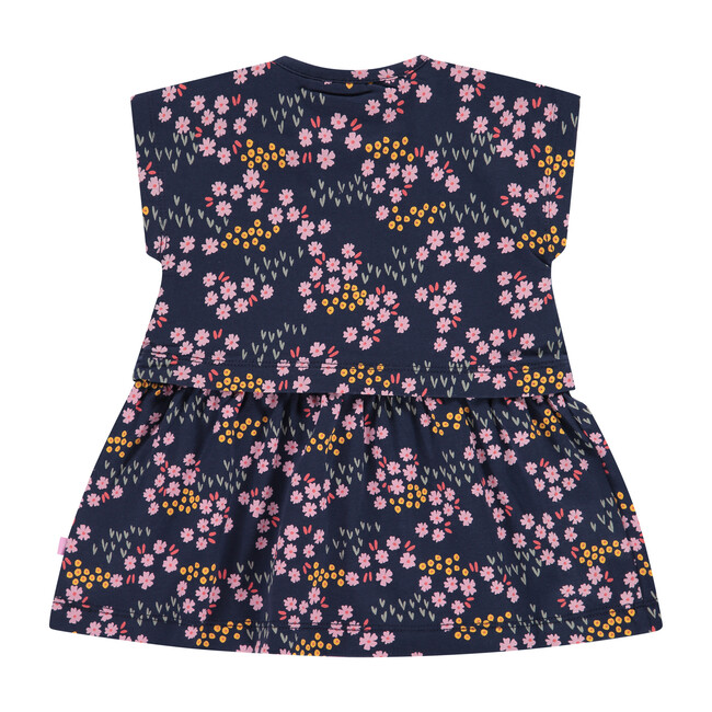 Dress, Blue Flower Print