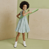 Daria Dress, Sage Gingham - Dresses - 4