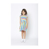 Kai Asymmetrical Dress, Pastel Stripes - Dresses - 3