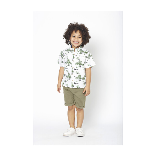 Blake Short Sleeve T-Shirt, Dino Jungle - Tees - 2