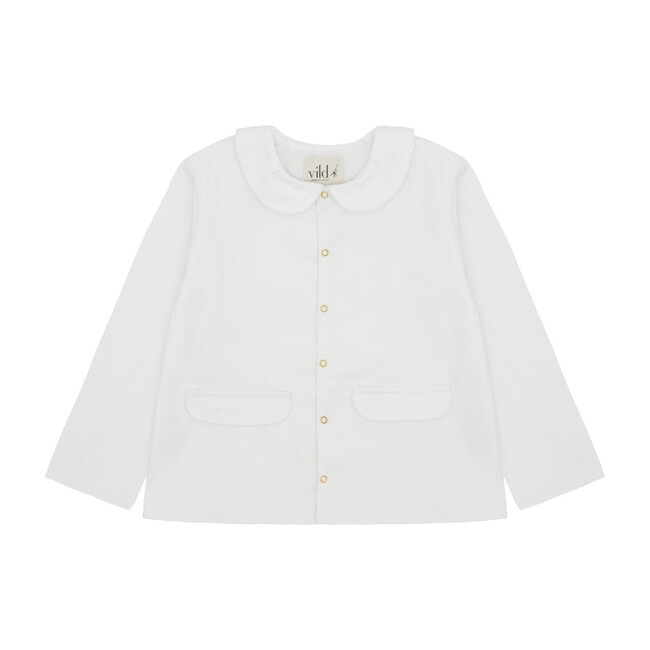 Organic Cotton Corduroy Jacket, Ecru