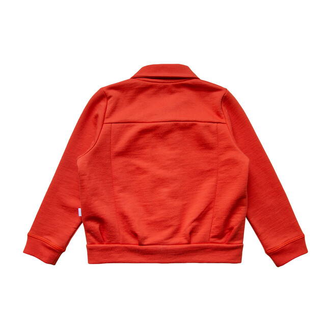 Solid Jersey Jacket, Bright red
