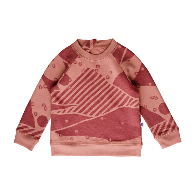 Mountain Sweatshirt, Rose Dawn - Sweaters - 1