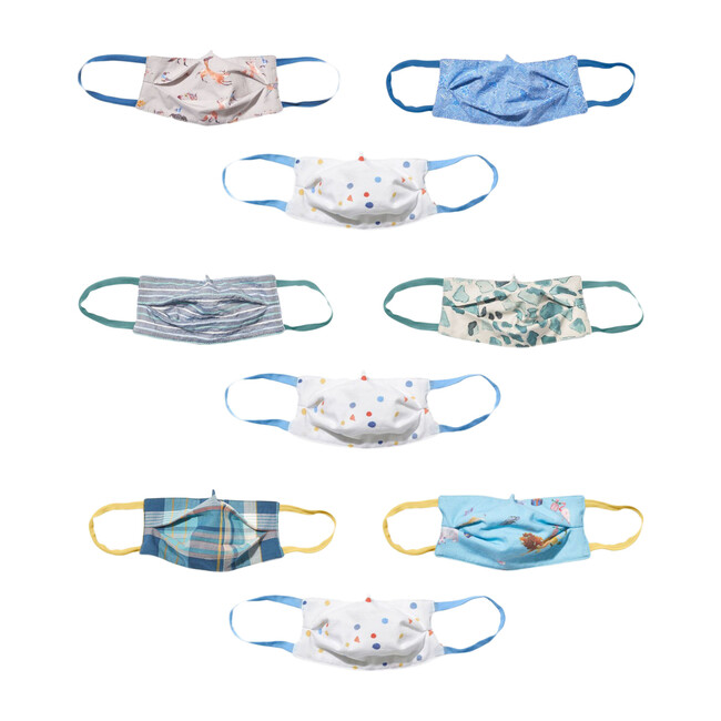 Child Mask 9 Pack, Blue - Other Accessories - 1