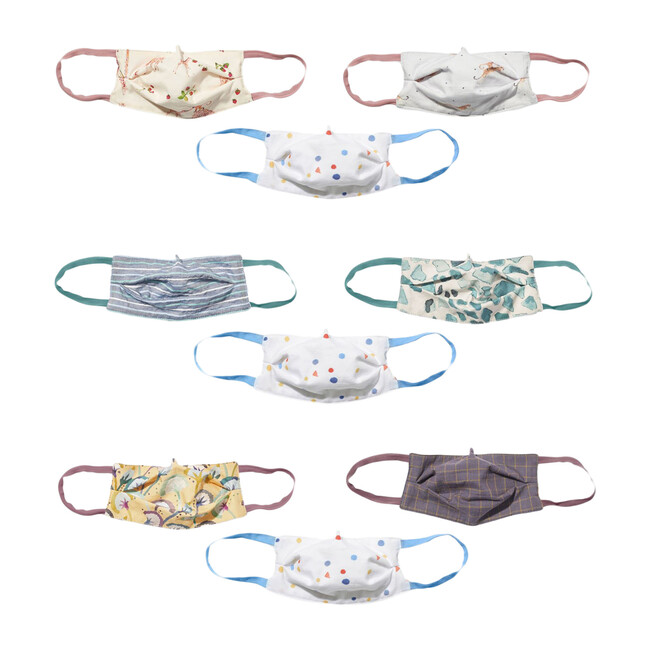 Child Mask 9 Pack, Pink - Other Accessories - 1
