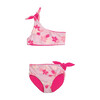 Isla Reversible Two Piece, Dragon Fruit + Pink Plumerias - Two Pieces - 4