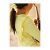 Chloe Long Sleeve Rashguard Top, Lemon Squeeze - Rash Guards - 4