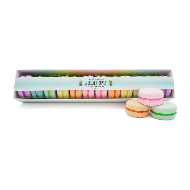 Deluxe Macaron Sidewalk Chalk Set - Arts & Crafts - 1