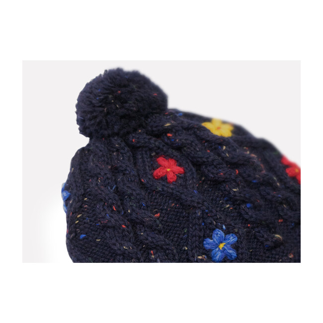Wild Flower Hat, Navy