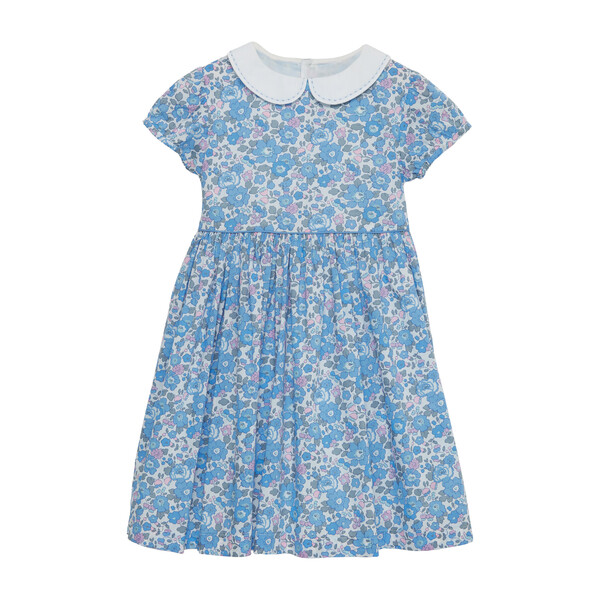 Liberty Blue Betsy Dress, Blue Betsy - Trotters London Dresses | Maisonette