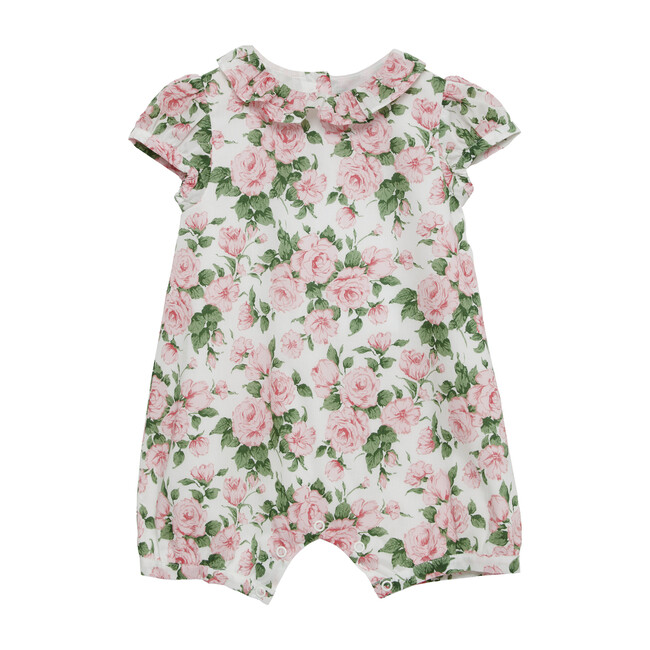 Liberty Carline Rose Romper, Pale Pink Carline