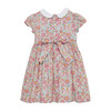 Liberty Coral Betsy Dress, Coral Betsy - Trotters London Dresses ...
