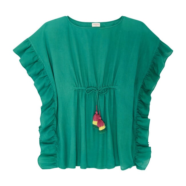 Lea Poncho, Green - Cover-Ups - 1