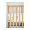 Organic Abacus Crib Sheet, Mustard Gold - Crib Sheets - 2