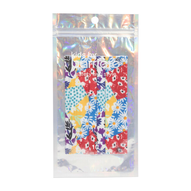 Kids Floral Collage Face Masks, 10 Pack