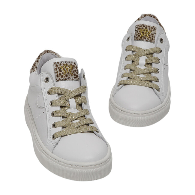 Gracie Sneaker, White Leopard