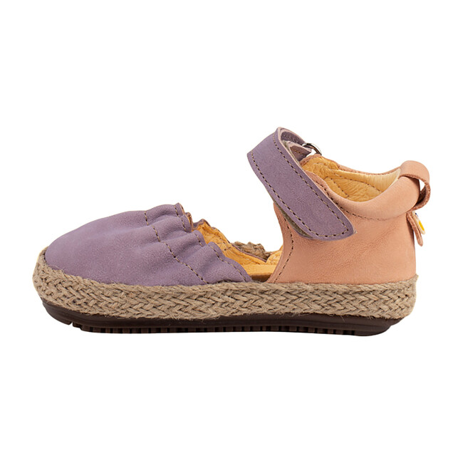Violet & Peach Strap Ballerina