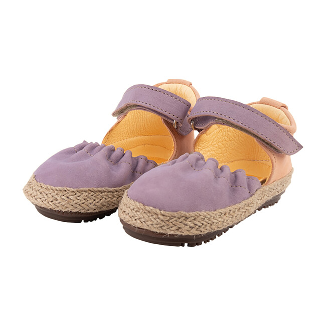 Violet & Peach Strap Ballerina