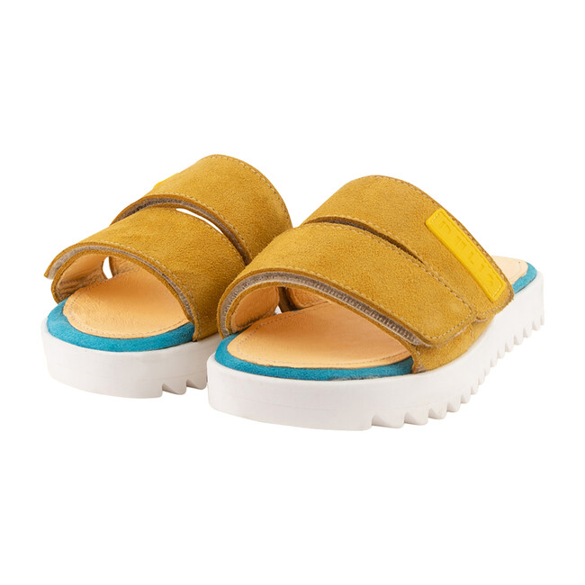 Mustard Strap Pool Sandal