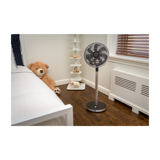Flow by Objecto F5 Pedestal Fan, Black